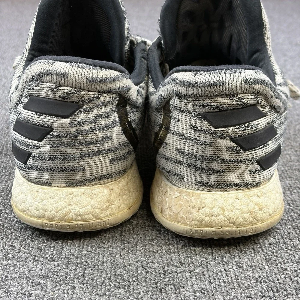 Adidas Harden Vol. 1 LS Primeknit BHM‎ Men's Size 13 White Black AC8407